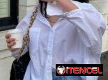 Camisas blancas oversize para mujer