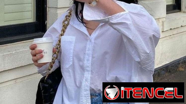 Camisas blancas oversize para mujer