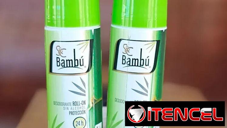 Desodorante BAMBÚ sin alcohol 24 H de protección 90 ml. No mancha la ropa