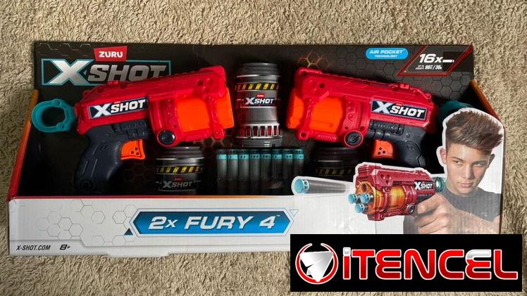 🔴💥 X-SHOT FURY 4 – Pack 2 Pistolas