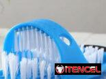 Sandalia exfoliante con ventosas. Cepillo para limpiar los pies