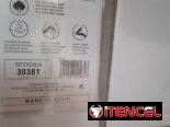 Pañuelo de hombre blanco, bordado con letras “F”, “S” y “J”