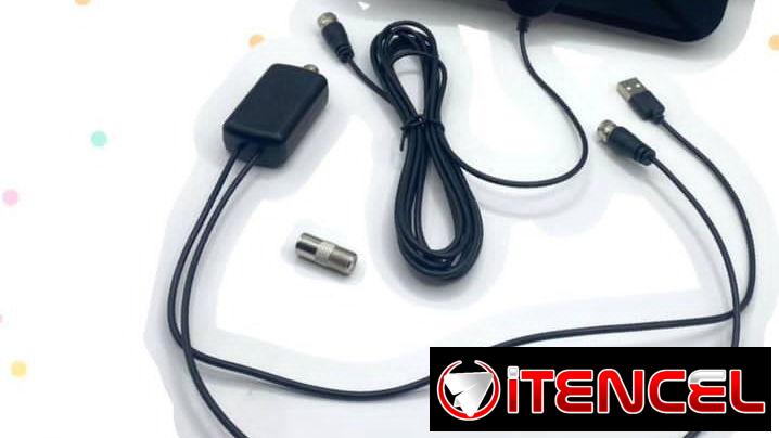 Antena de TV HD interior con amplificador 15 USD. Mensajería con costo adicional