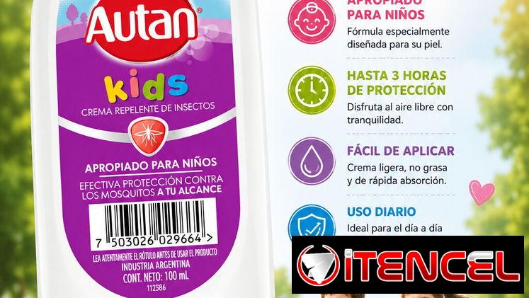 REPELENTE DE MOSQUITOS PARA NIÑOS, 100ML