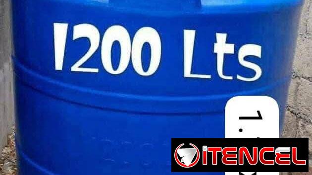 Tanques de 1200 litros con transporte incluido