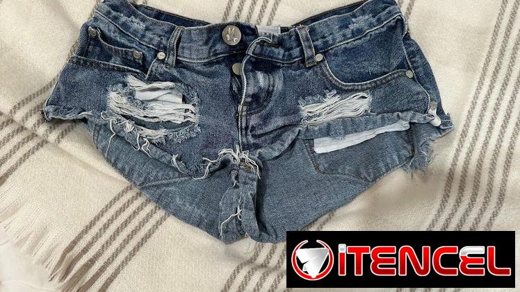 Short mezclilla corto talla S