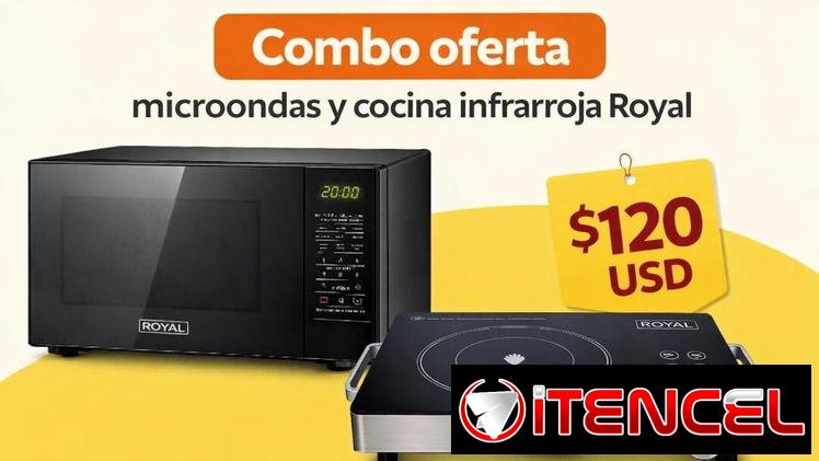 Combo cocina y microondas