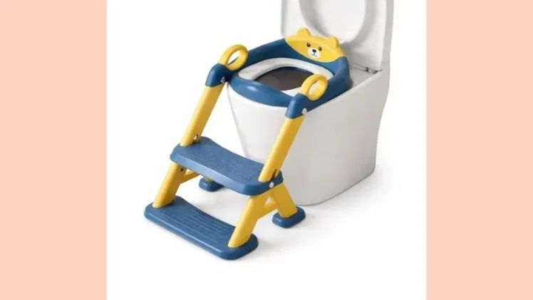 ESCALERA CON ASIENTO REDUCTOS DE INODORO INFANTIL