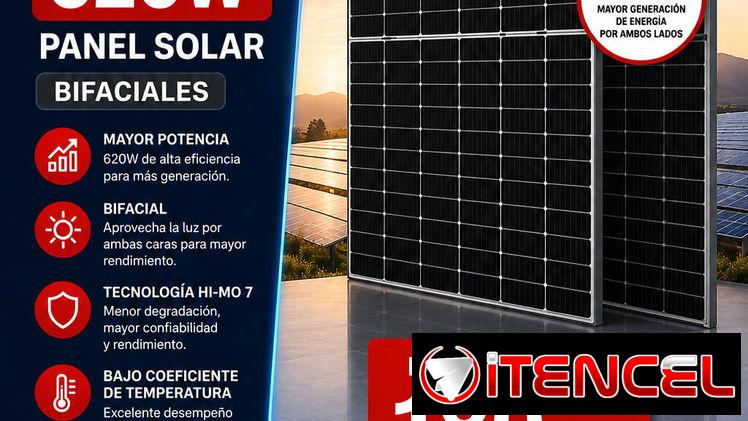 Panel Solar Longi 620W Bifacial *PRECIO 180 USD*