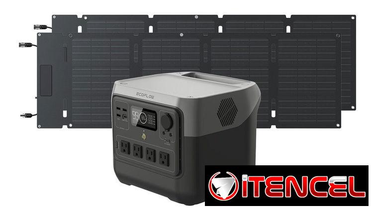 🔋 ESTACIÓN DE ENERGÍA PARA APAGONES ECOFLOW RIVER 2 PRO+2 PANELES SOLARES 45W ENVÍO GRATIS+LINTERNA REGALO+GARANTÍA