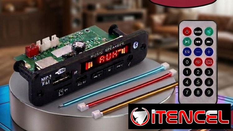 Módulos de audio sin y con amplificador