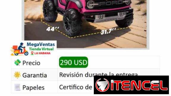 Carrito eléctrico para niños
