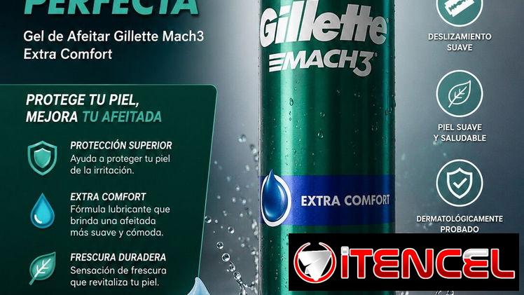 Gel de Afeitar Gillete Mach 3
