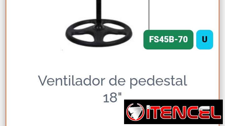 Ventilador de Pedestal 18