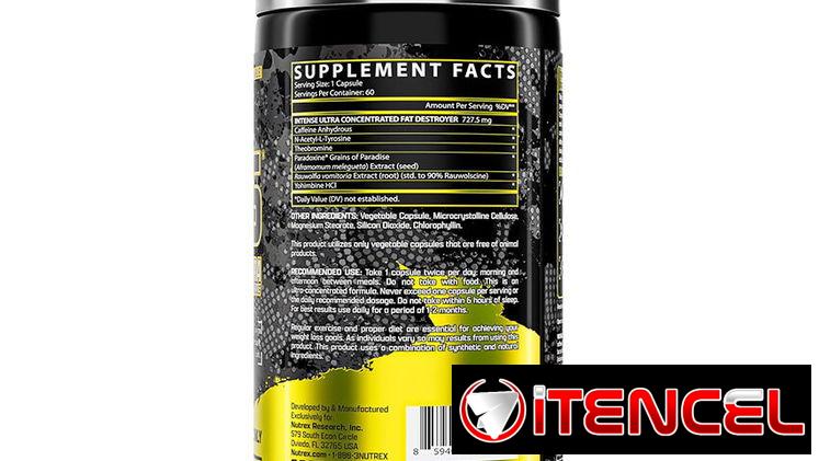 LIPO 6 BLACK INTENSE QUEMADOR DE GRASA