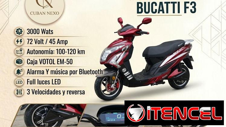 MOTO ELÉCTRICA BUCATTI  F3