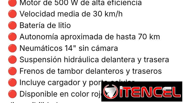 Bicimoto eléctrica nueva con garantía