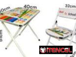 ☕️Set de Mesa y silla Plegable para niños /40 usd☕️
