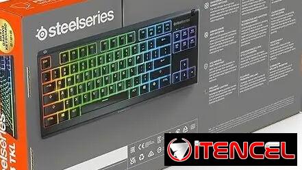 Teclado SteelSeries Apex 3 TKL RGB | Silencioso, Resistente al Agua, Anti-Ghosting