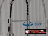 Llave mezcladora monomando para fregadero alta calidad material acero nueva en su caja