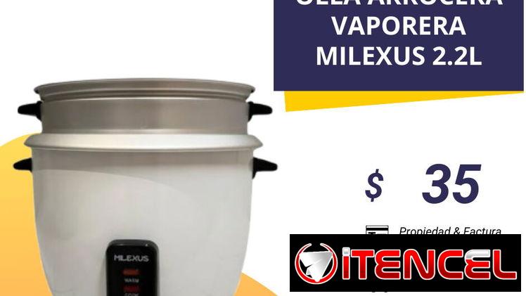 Olla arrocera vaporera marca Milexus 2.2 lts