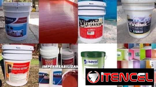 Pintura de fabrica,vinil e impermeable varios colores
