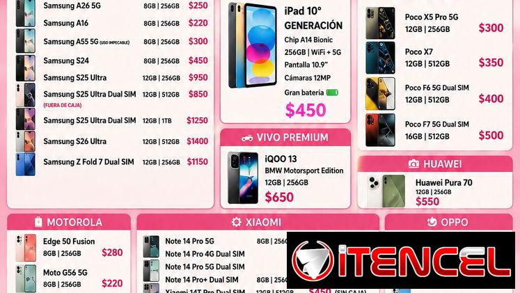 Celulares Gama Ultra 🚀 Equipos NUEVOS | SELLADOS | GARANTÍA 📞 54389456