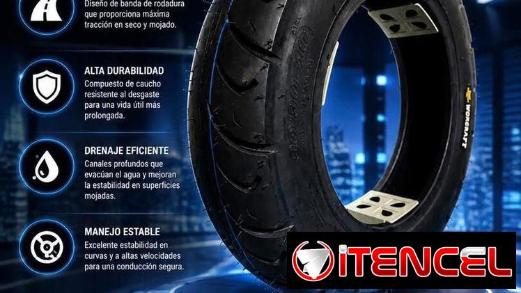 Gomas 90/90/10 o 10 x300 para bicimotos o motos pequeñas. Mensajería incluída