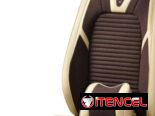 Juego de forro de asiento de auto de cuero sintético+Forro de timón en 150usd Tel. 53714462