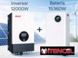 Inversores, bases para paneles, baterías, todo para panel solar