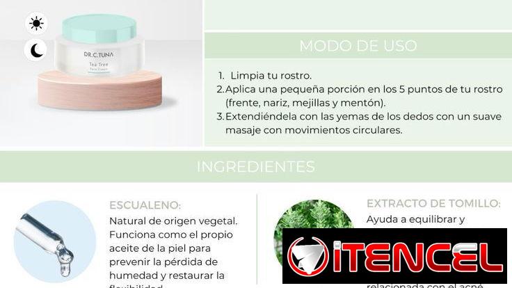 Crema facial de Tea Tree