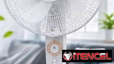 Ventilador recargable pedestal