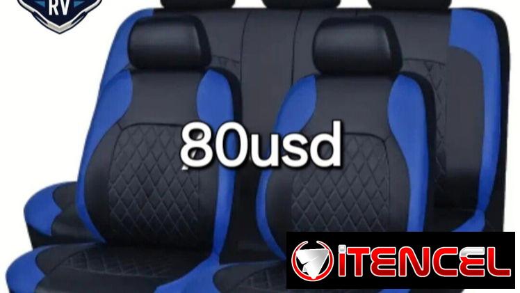 Forro de asiento de auto de cuero sintético