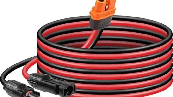 Cable XT60I 12AWG Conexión Generador Panel Solar 3M