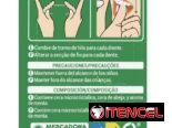 Hilo dental 120m con cera y sabor a menta (higiene bucal)
