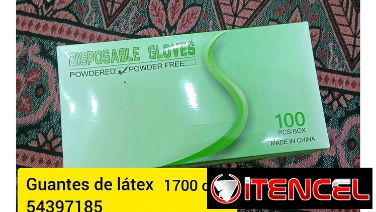 Guantes de látex