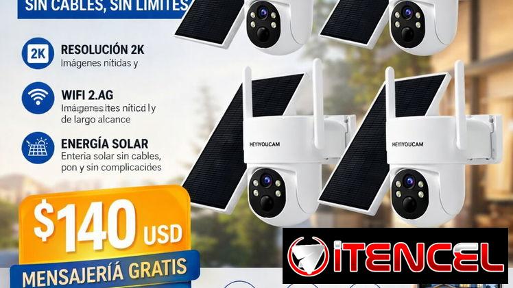 Cámara de seguridad con panel ( Mensajería gratis )