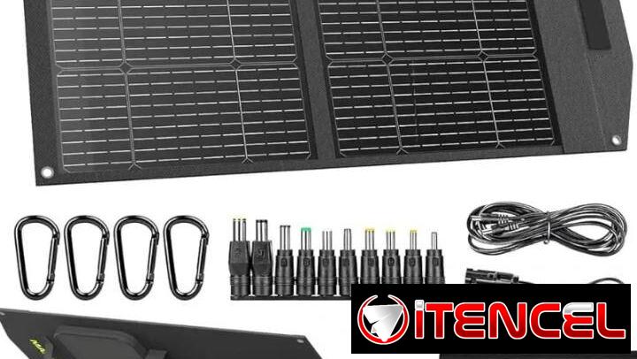 Panel solar plegable de 100 w