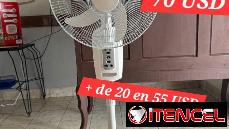 ‼️*Ventilador recargable marca SANKEY*  *VENTA POR UNIDAD Y POR CANTIDAD*  💠Lámpara Led y Puerto USB para cargar movile