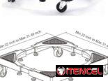 Soporte para electrodomésticos con ruedas