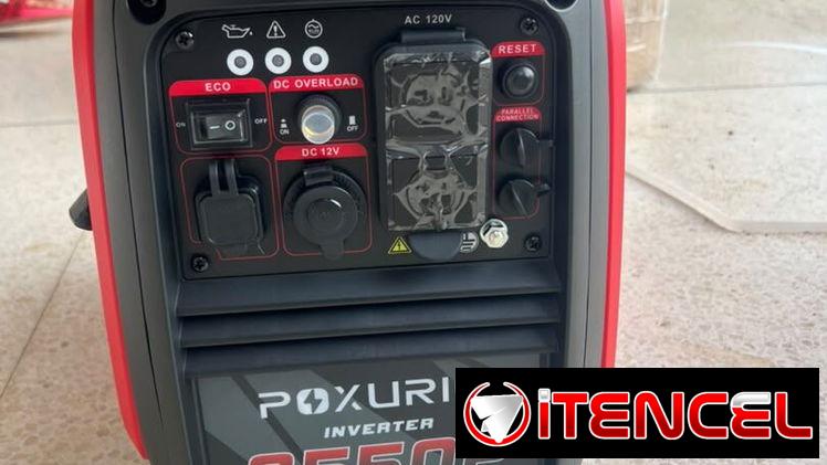 Planta Eléctrica 4 tiempo de gasolina 2500w son 110v silenciosa sirve para gas