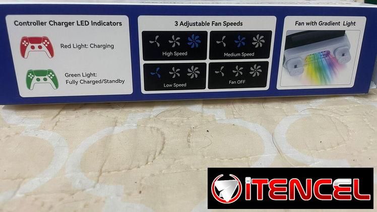Base de enfriamiento Horizontal PS5 Slim/Pro