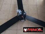 Lampara de techo Westinghouse con ventilador y mando para regular velocidades.