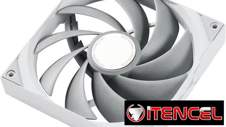 15usd TRYX ROTA PRO 140 – Ventilador de caja blanco de 5.512 in, 4 pines PWM LCP, material FDB, ventilador de caja blanc