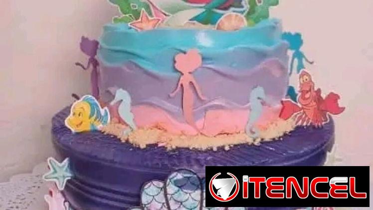Cake 2 piso redondo con temática