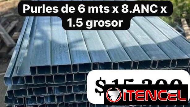 Purles Losas Tubos Mallas Galvanizadas Tejas PVC y Galvan Tanques plásticos