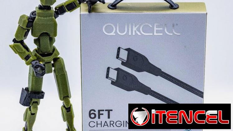 Quikcell Cable USB-C a USB-C Carga Rápida Trenzado 6FT