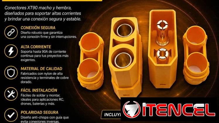 Conectores XT90 (Pareja)