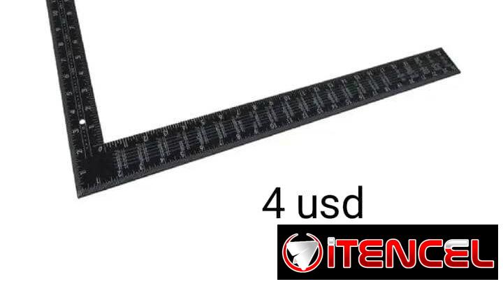 Escuadra de metal 8×12″
