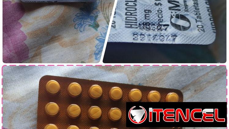 Hidroclorotiazida en pastillas